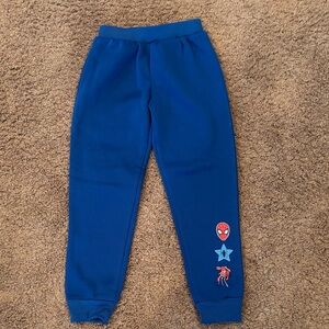 Marvel Blue Kids Sweatpants with Spider-Man Patches